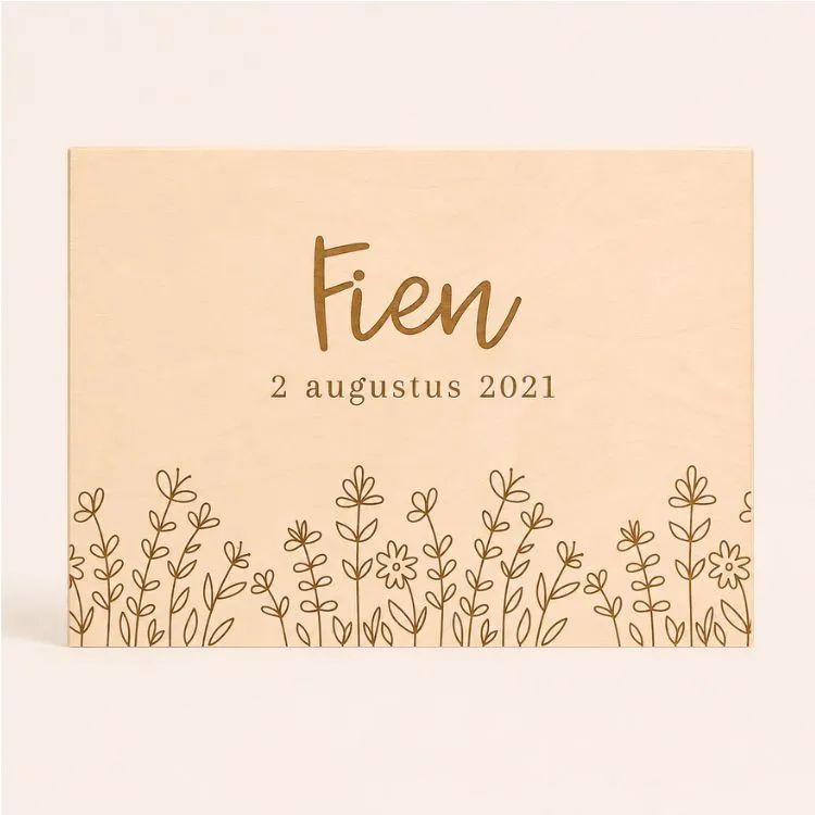 Memorybox persoonlijke gravering naam