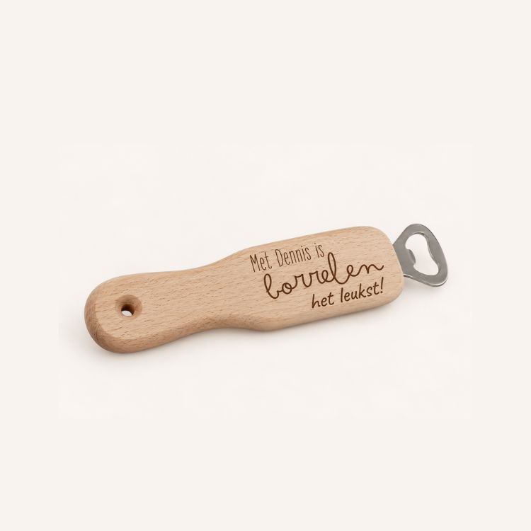 Opener met naam gegraveerd