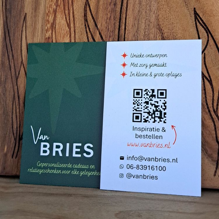 Visitekaartje Van Bries